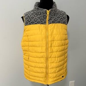 Ruff Hewn Yellow Puffer Vest